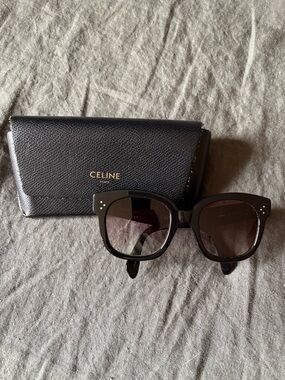 Celine Black Sunglasses with Case